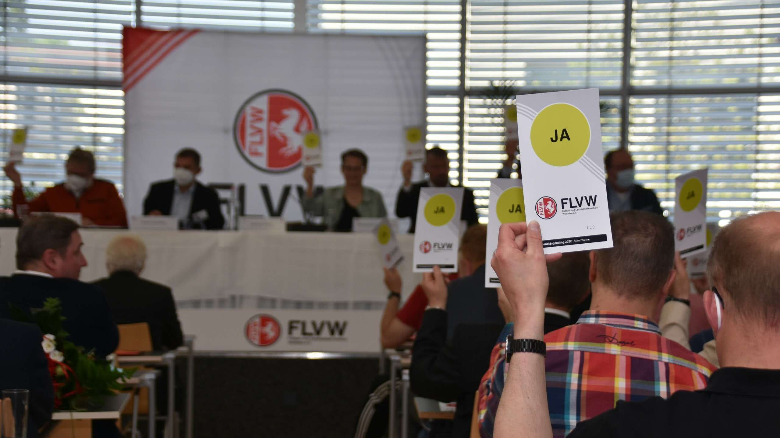 Verbandsjugendtag 2022 Abstimmung 2