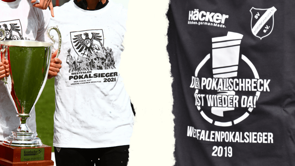 Krombacher Westfalenpokal Shirts Historie