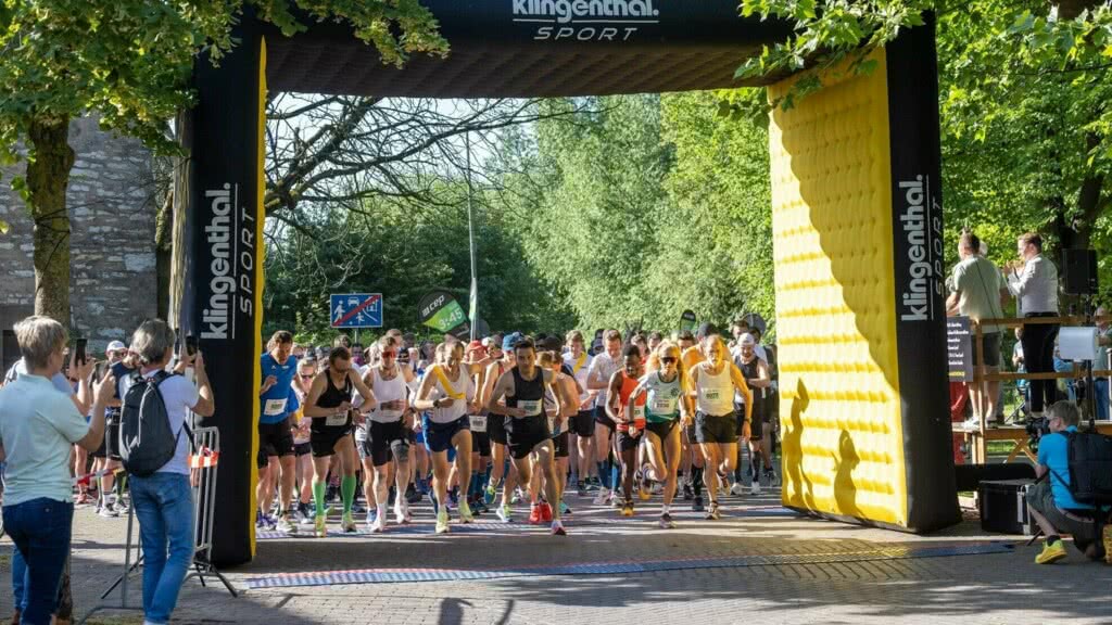 Start zum Halbmarathon der Frauen