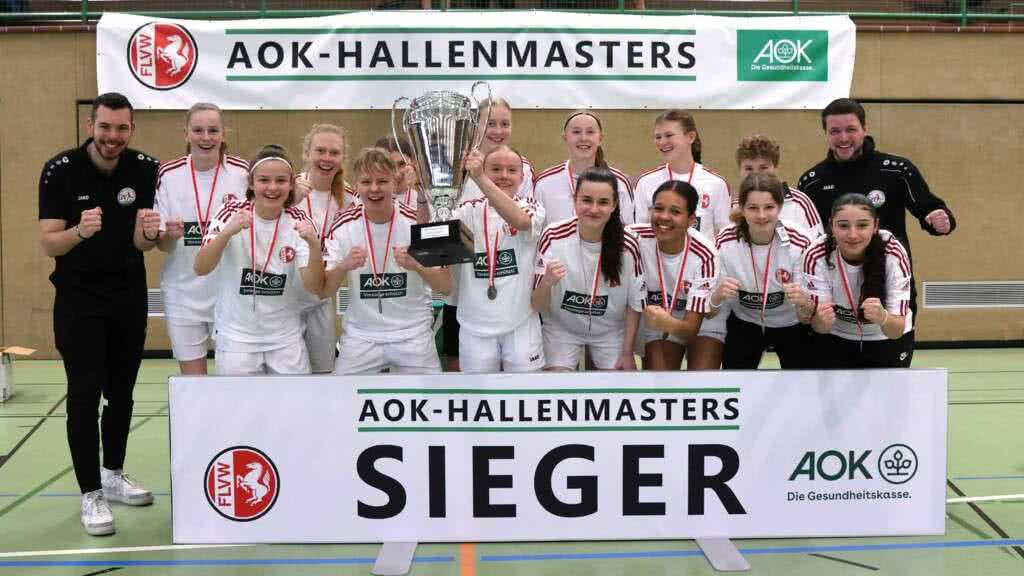 AOK-Hallenmaster B-Juniorinnen 2024 Sieger FSV Gütersloh