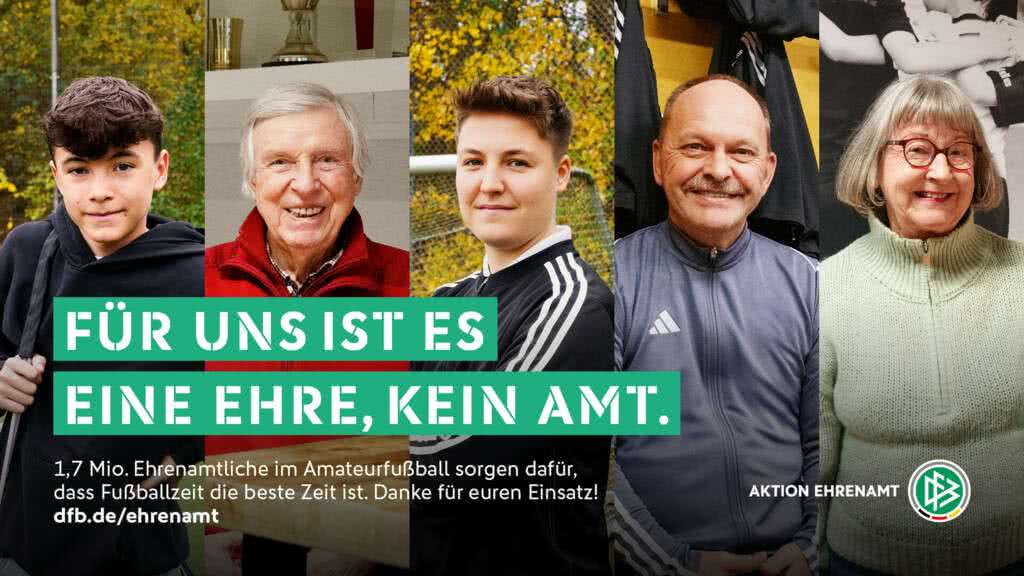 Ehrenamt Kampagne DFB