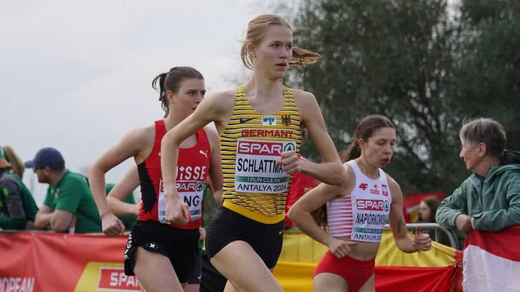 Pia Schlattmann bei der Cross-EM im türkischen Antalya