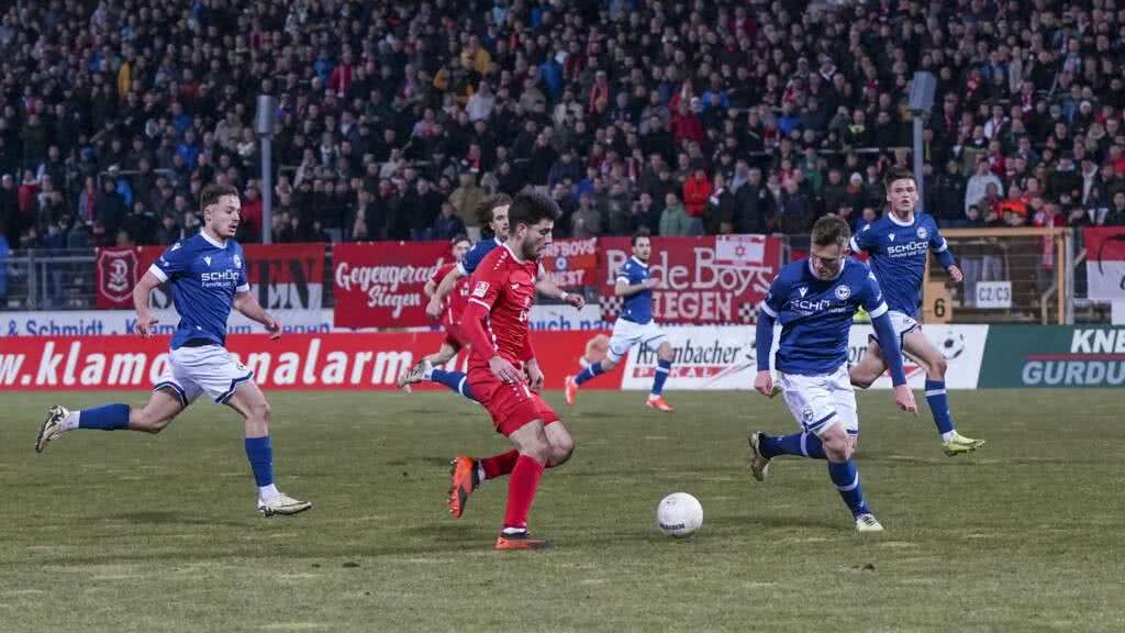 Krombacher Westfalenpokal Halbfinale Sportfreunde Siegen Arminia Bielefeld