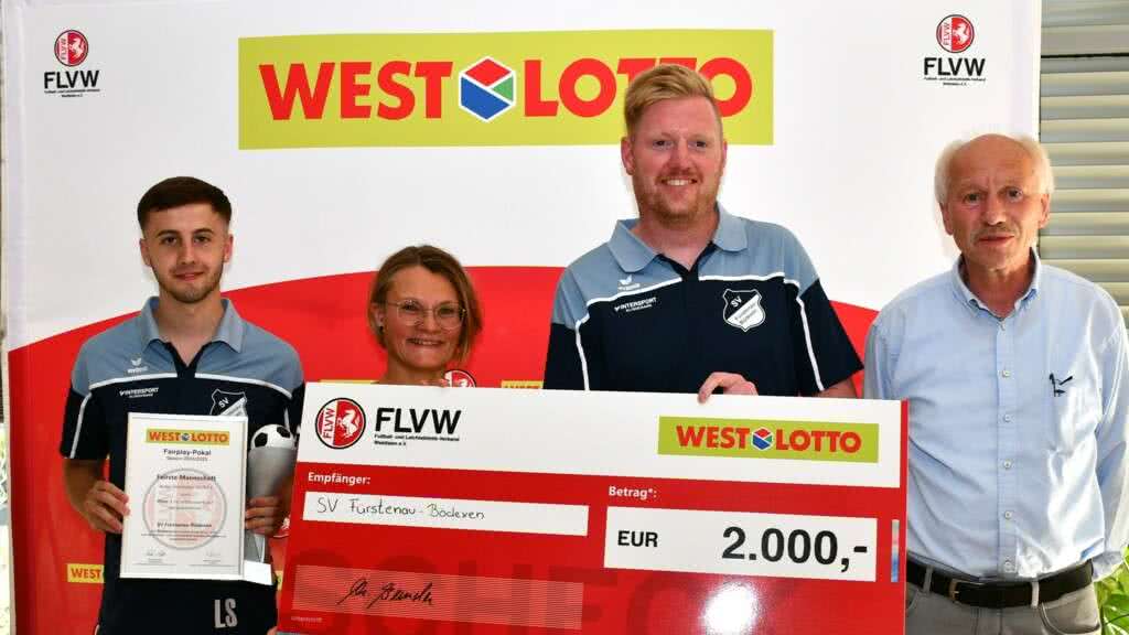 WestLotto Fairplay-Pokal Sieger SV Fürstenau-Bödexen