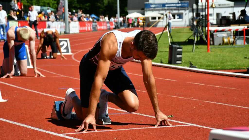 Leichtathletik Meisterschaft 2024 Stadion Hacheney