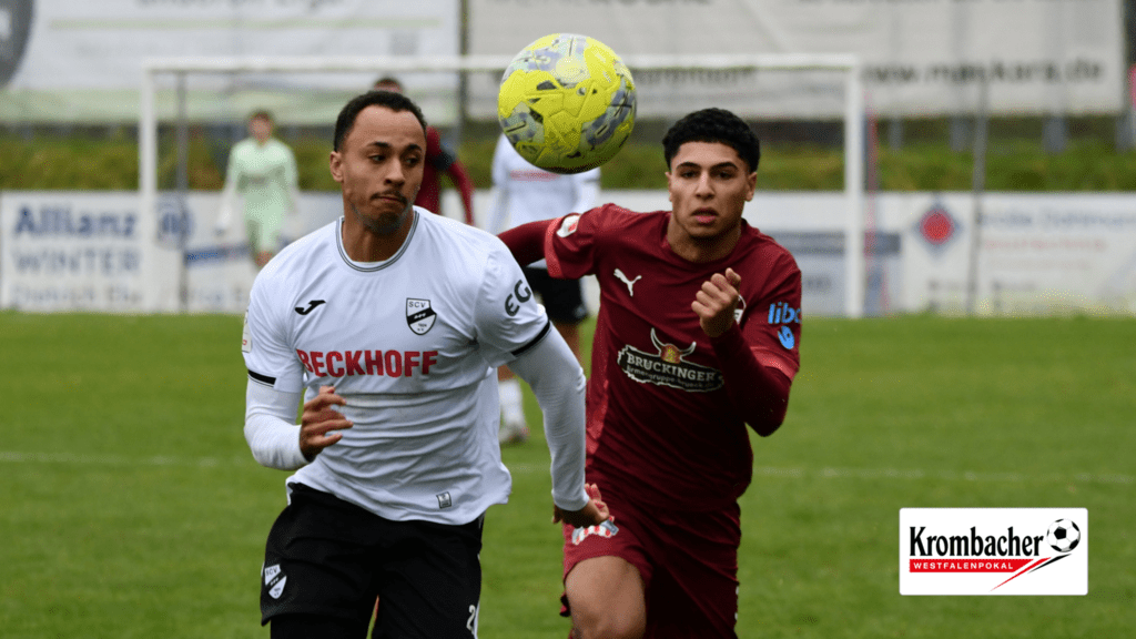 Krombacher Westfalenpokal Viertelfinale 1. FC Gievenbeck SC Verl Galerie