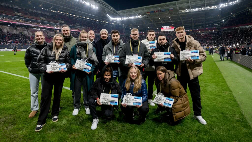 Torjägerkanone für alle Ehrung alle