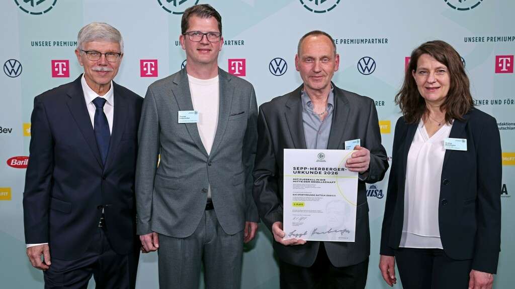 DJK Sportfreunde Datteln gewinnen Sepp-Herberger-Award