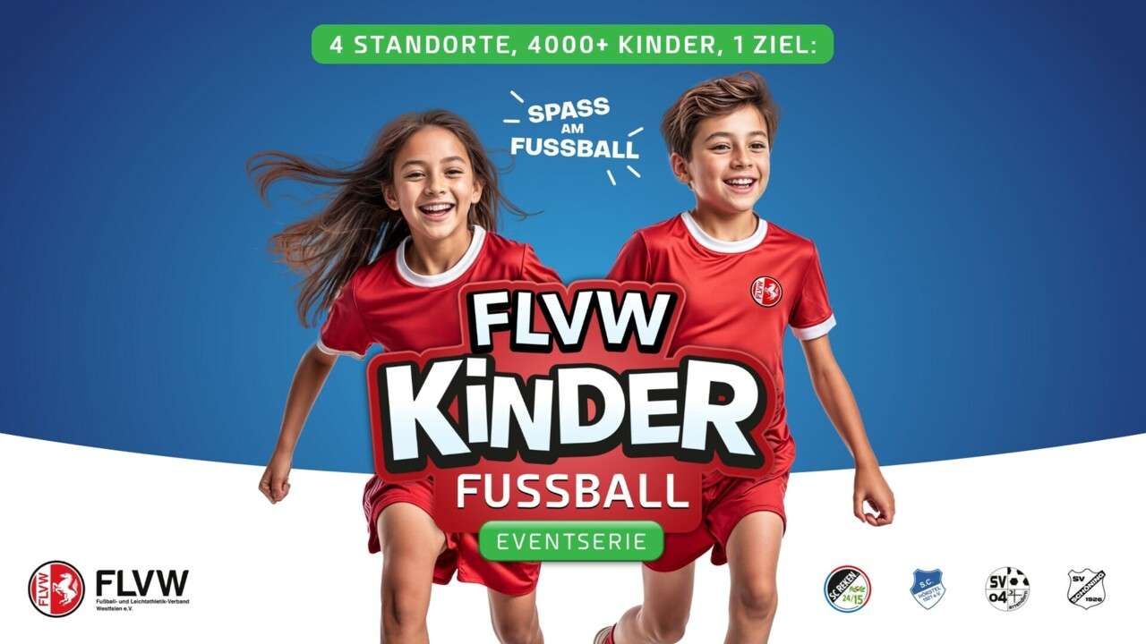 Jetzt für Kinderfußball-Eventserie anmelden