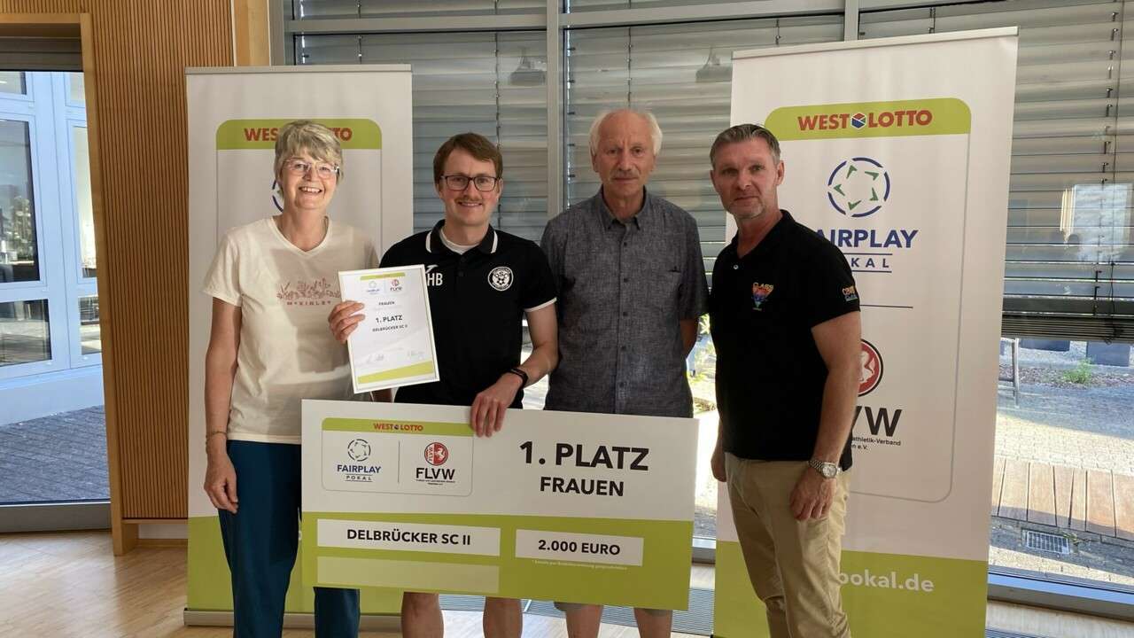 FLVW und WestLotto ehren fairste Frauen-Teams
