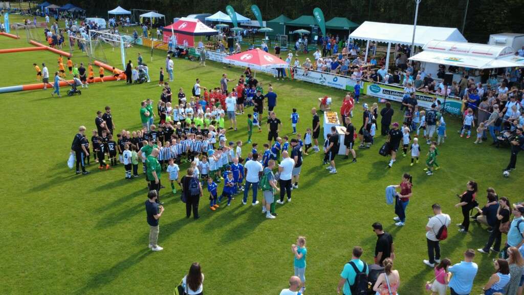Kinderfußball-Eventserie Luftbild