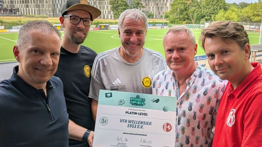 Platin für Wellensiek