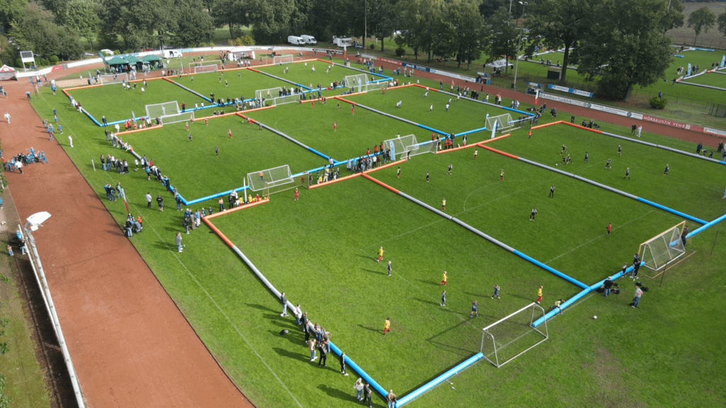 Kinderfußball-Eventserie Drohne